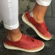 Large Size Women Casual Hollow Out Fringe Loafers