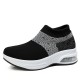 Women Casual Knitted Sports Simplicity Comfortable Running Shoes